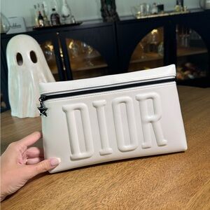 Dior White Clutch